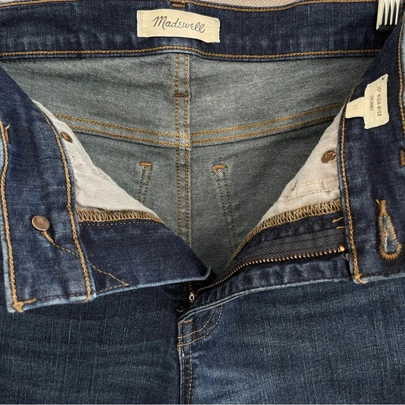 Madewell 10" High-Rise Skinny Jeans in Hayes Wash Women's Size 25 - Picture 9 of 15